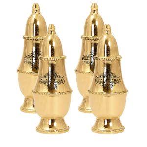 Brass Salt & Pepper Shaker Set