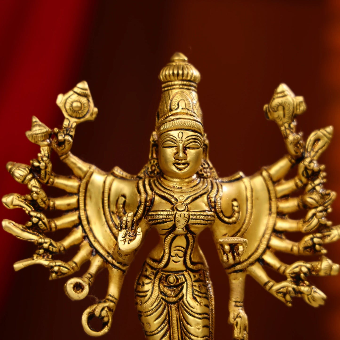 Brass Mahisasur Mardini Durga Idol