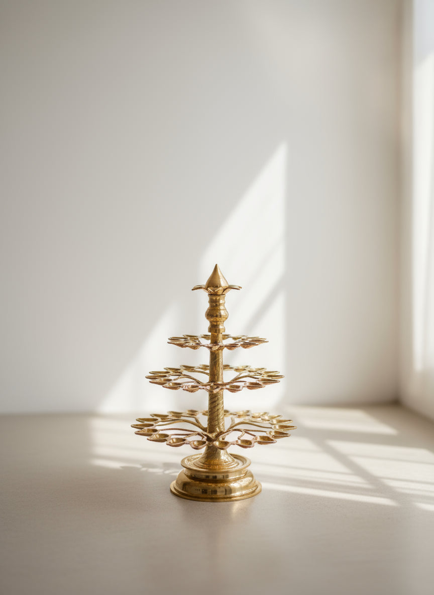 Brass Aal Vilakku-ArtyCraftz.com