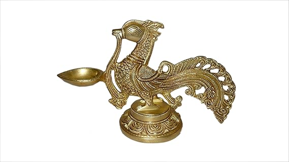 Brass Anna Paravai Vilaku Lamp - ArtyCraftz.com