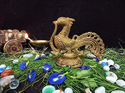 Brass Anna Paravai Vilaku Lamp - ArtyCraftz.com