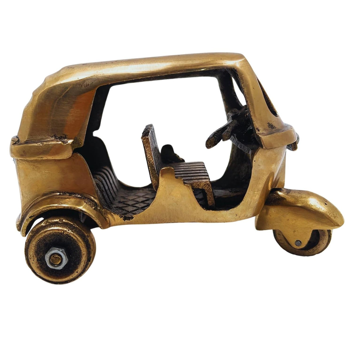 Brass Auto Rickshaw Miniature - Decorative Showpiece-artycraftz.com