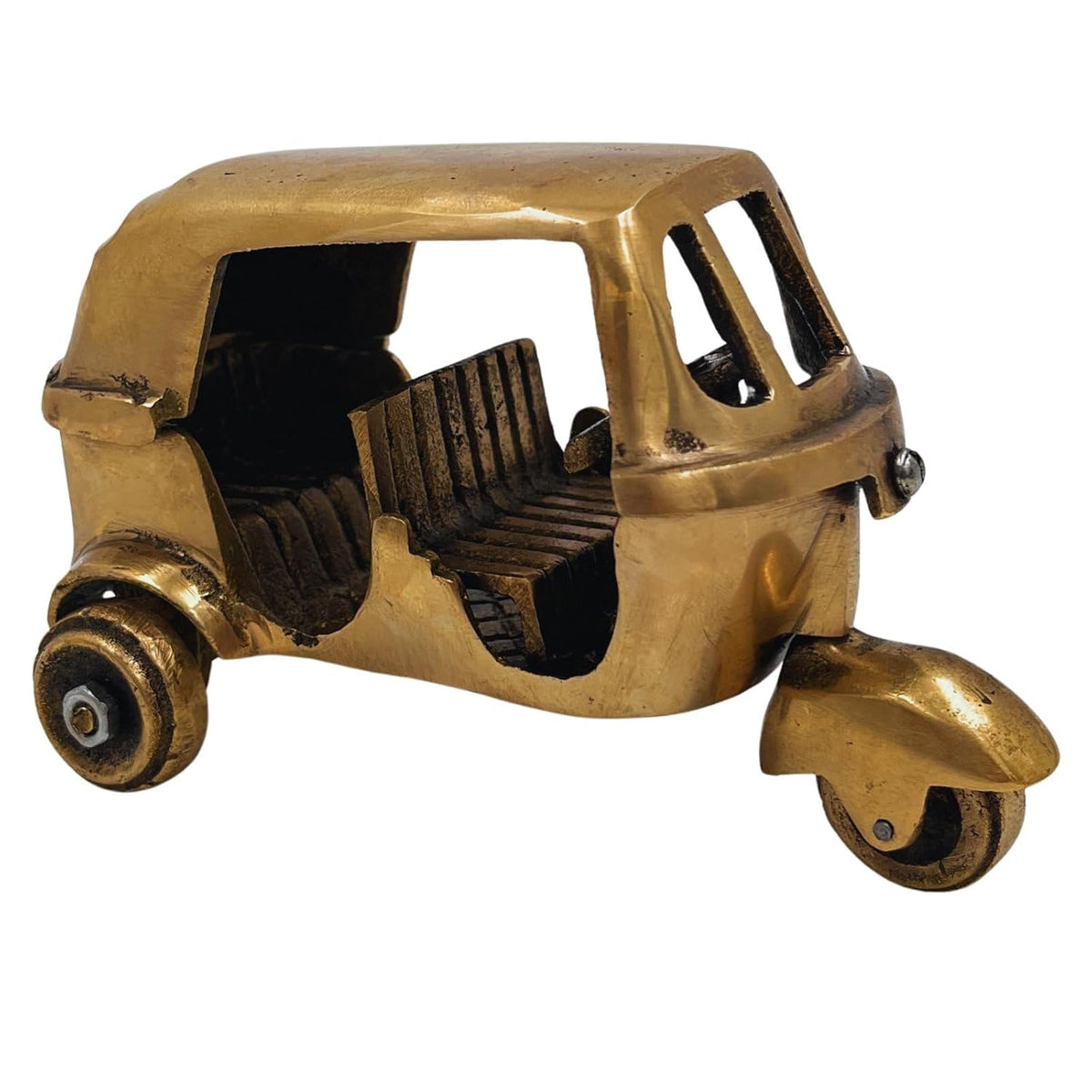 Brass Auto Rickshaw Miniature - Decorative Showpiece-artycraftz.com