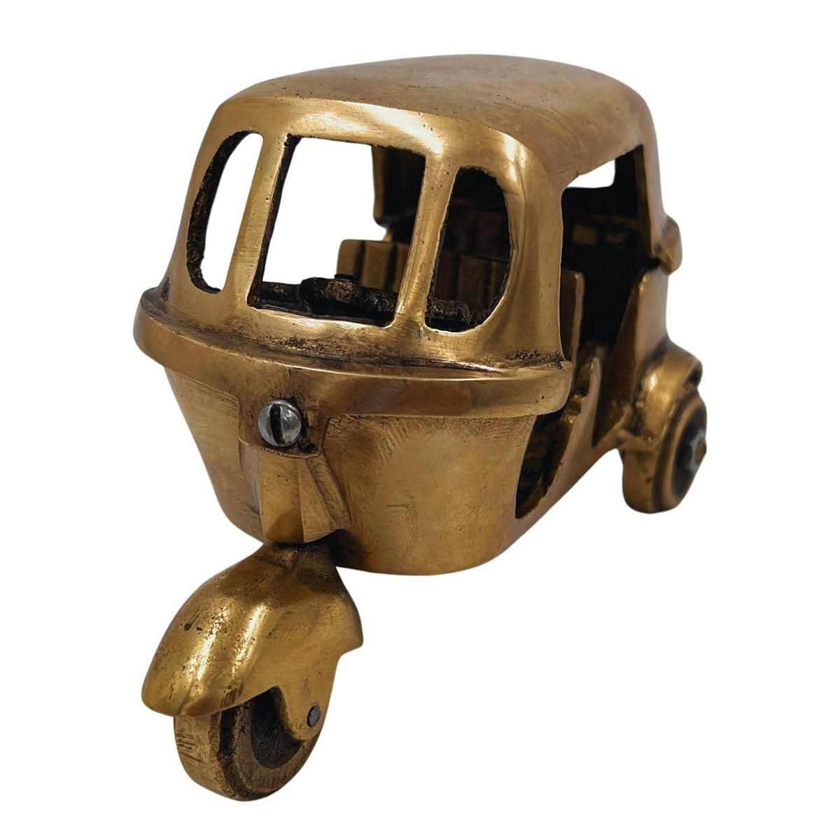 Brass Auto Rickshaw Miniature - Decorative Showpiece-artycraftz.com