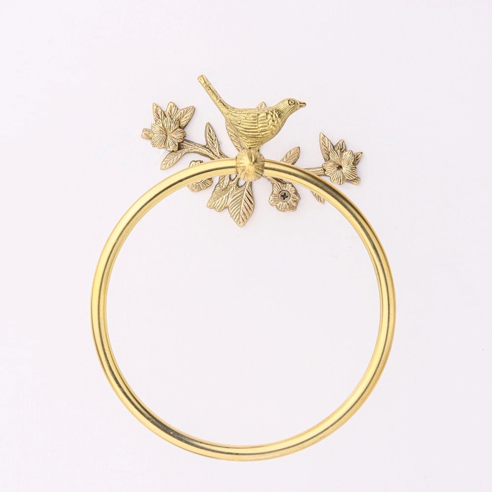 Brass Bird Towel Hanger-ArtyCraftz.com