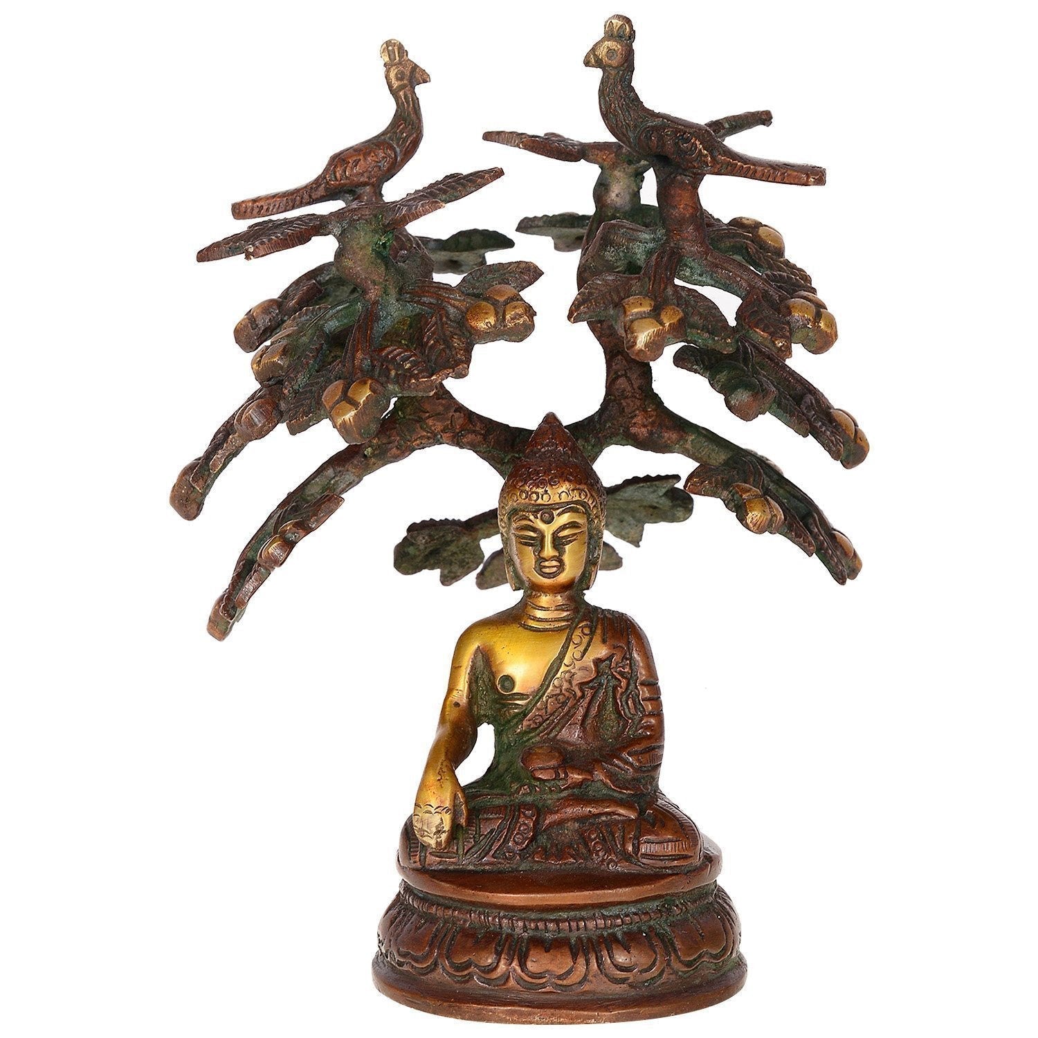 Brass Buddha Gautama Buddha, Height : 5.5 inches - ArtyCraftz.com