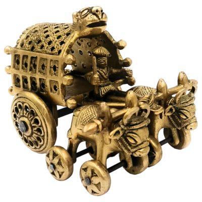Brass Bullock Cart Showpiece
