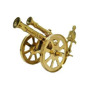 Brass Canon with Solider - ArtyCraftz.com