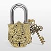 Brass Carved Ganesha Door PadLock