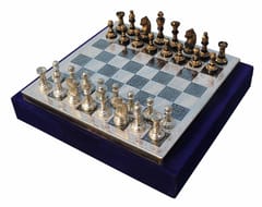 Brass Chess with Brass Pawns-ArtyCraftz.com