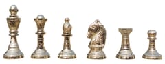 Brass Chess with Brass Pawns-ArtyCraftz.com