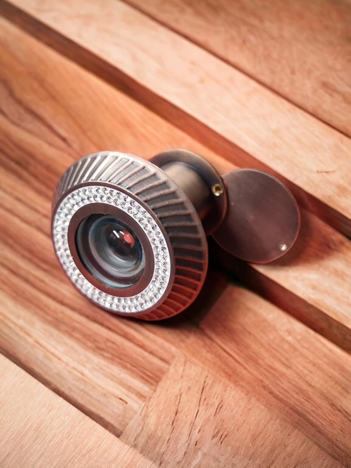 Brass Copper Double Diamond Layer Door Viewer-ArtyCraftz.com