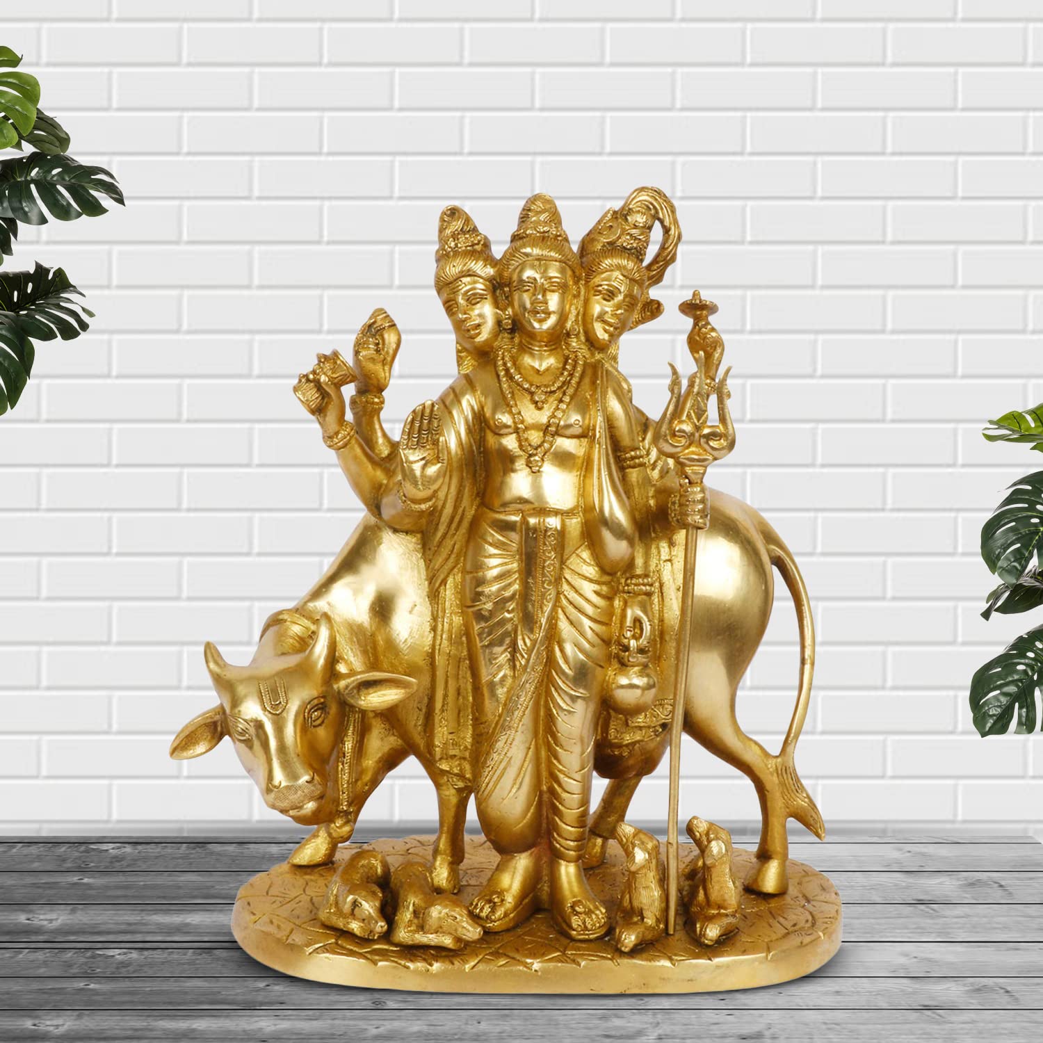 Brass Dattatreya Idol-ArtyCraftz.com