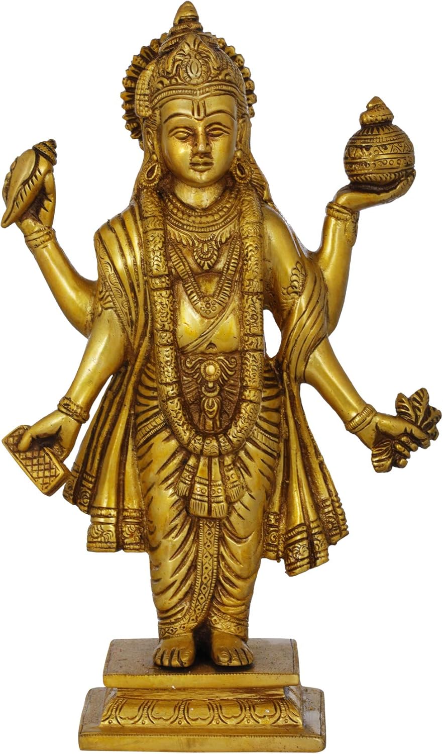 Brass Dhanvantari Idol