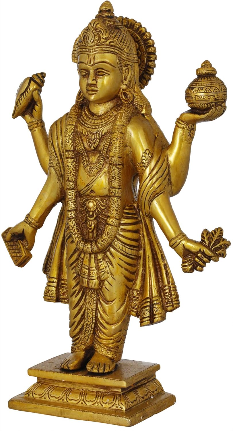 Brass Dhanvantari Idol