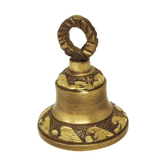 Brass Door Bell (Antique  finish,size 2) - ArtyCraftz.com