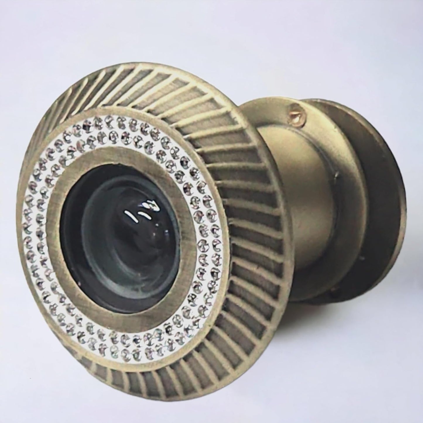 Antique Brass Double Diamond Layer Door Viewer