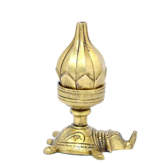 Brass Elephant Dhoop Burner-ArtyCraftz.com