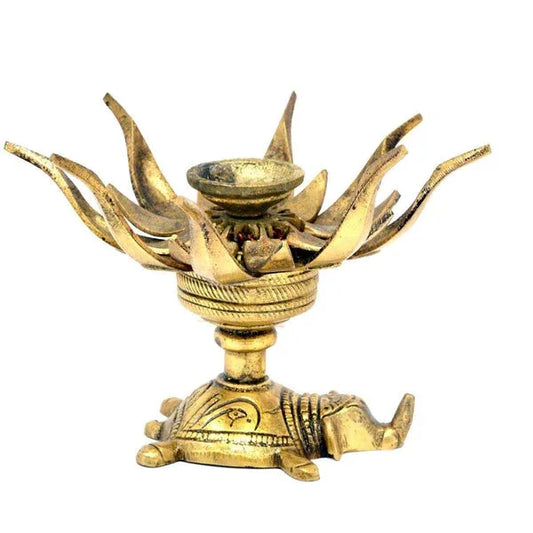 Brass Elephant Dhoop Burner-ArtyCraftz.com