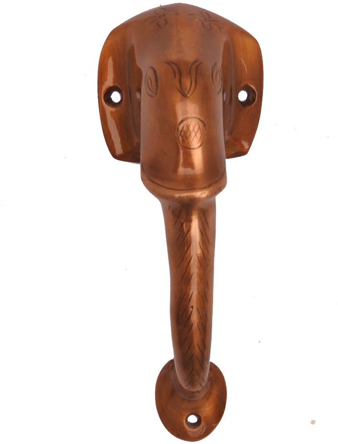 Brass Elephant Door Handle Antique Finish Decorative Pull Handle-ArtyCraftz.com