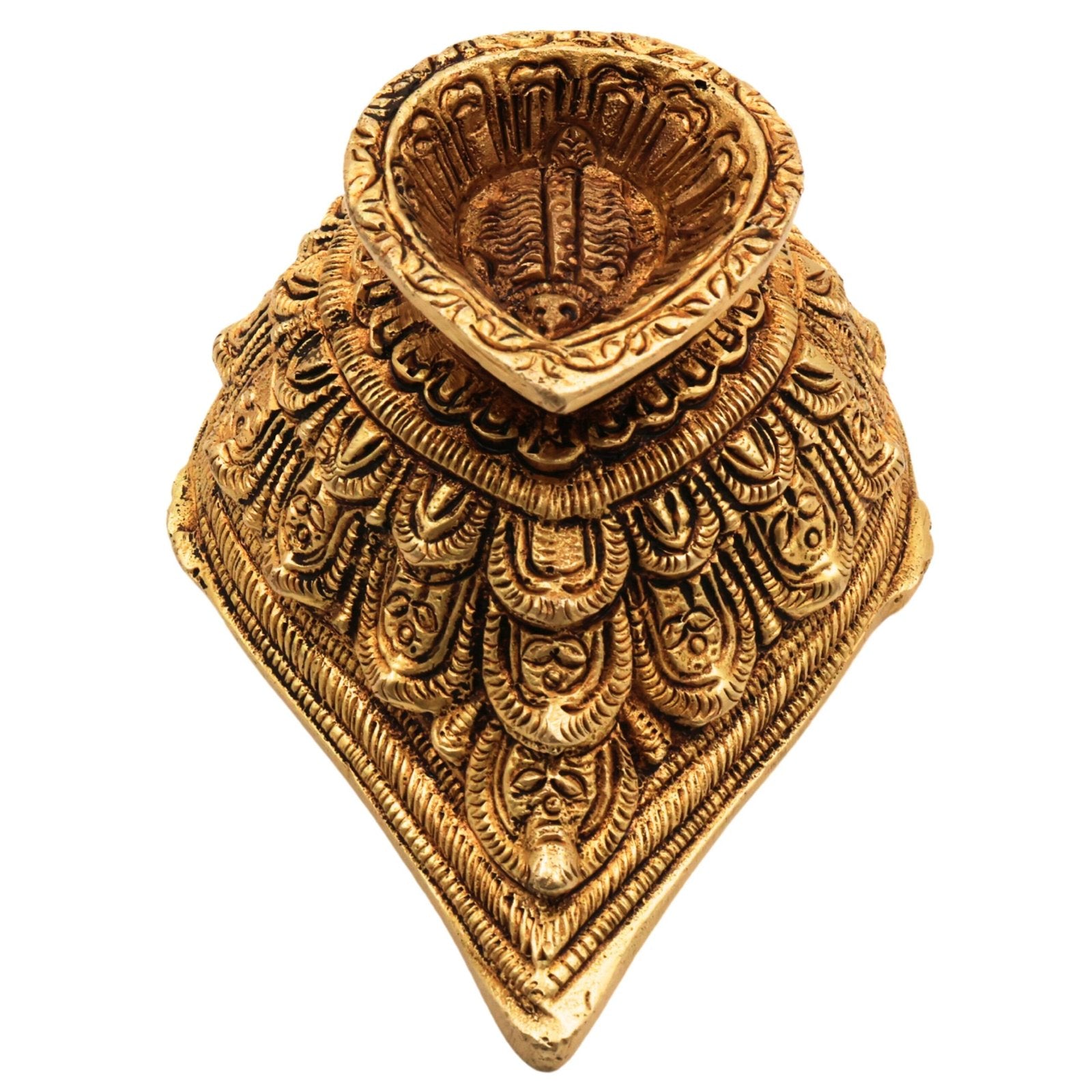 Brass Engraved Deepak-ArtyCraftz.com