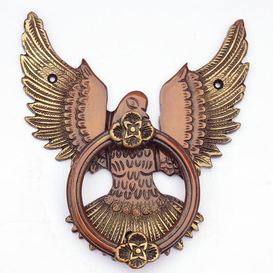 Brass Flying Eagle Door Knocker - ArtyCraftz.com