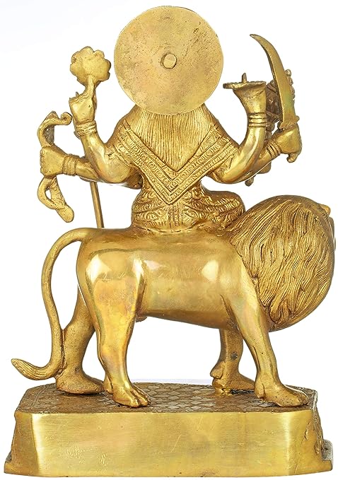 Brass Goddess Maa Durga Statue-ArtyCraftz.com