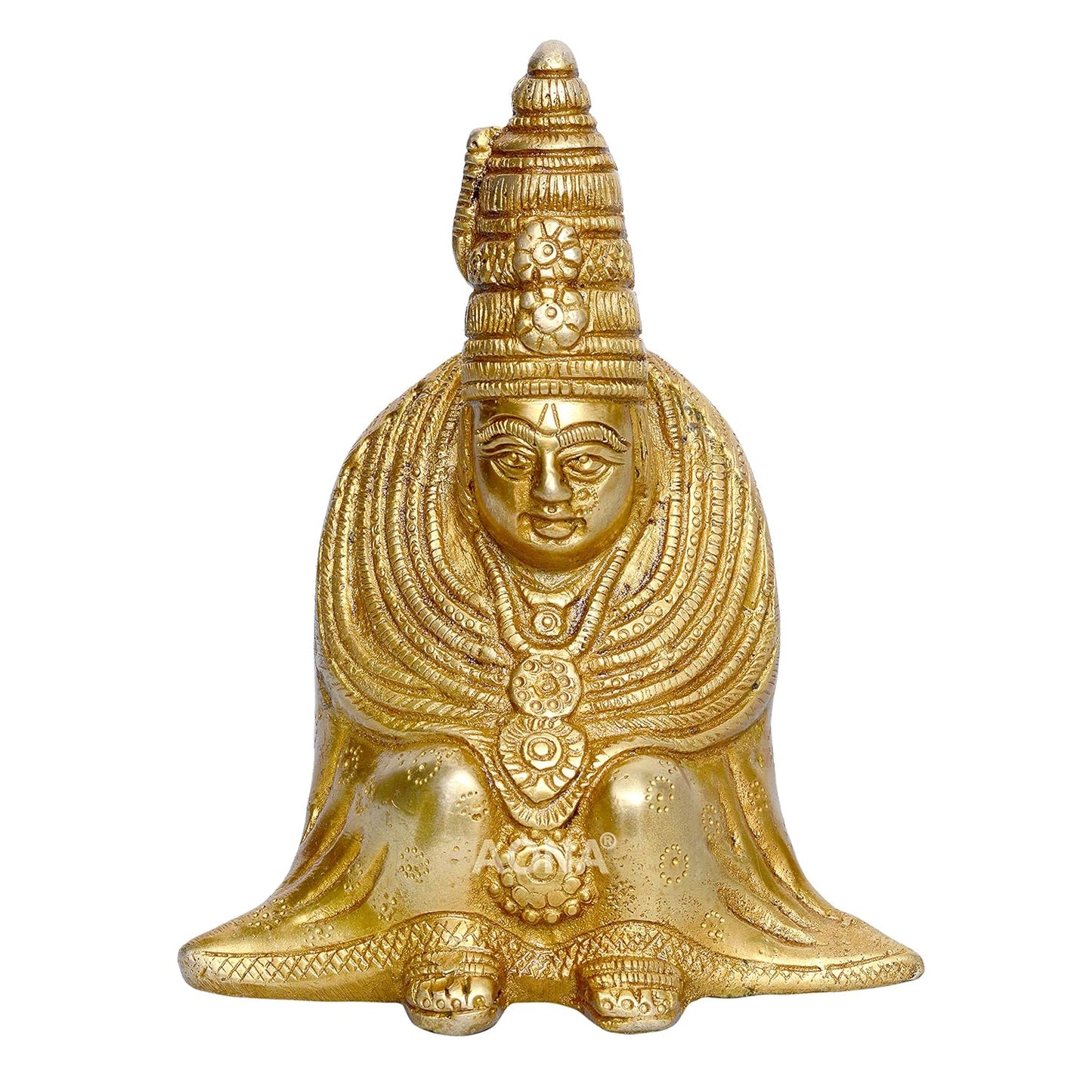 Brass Goddess Tulja Bhavani Idol