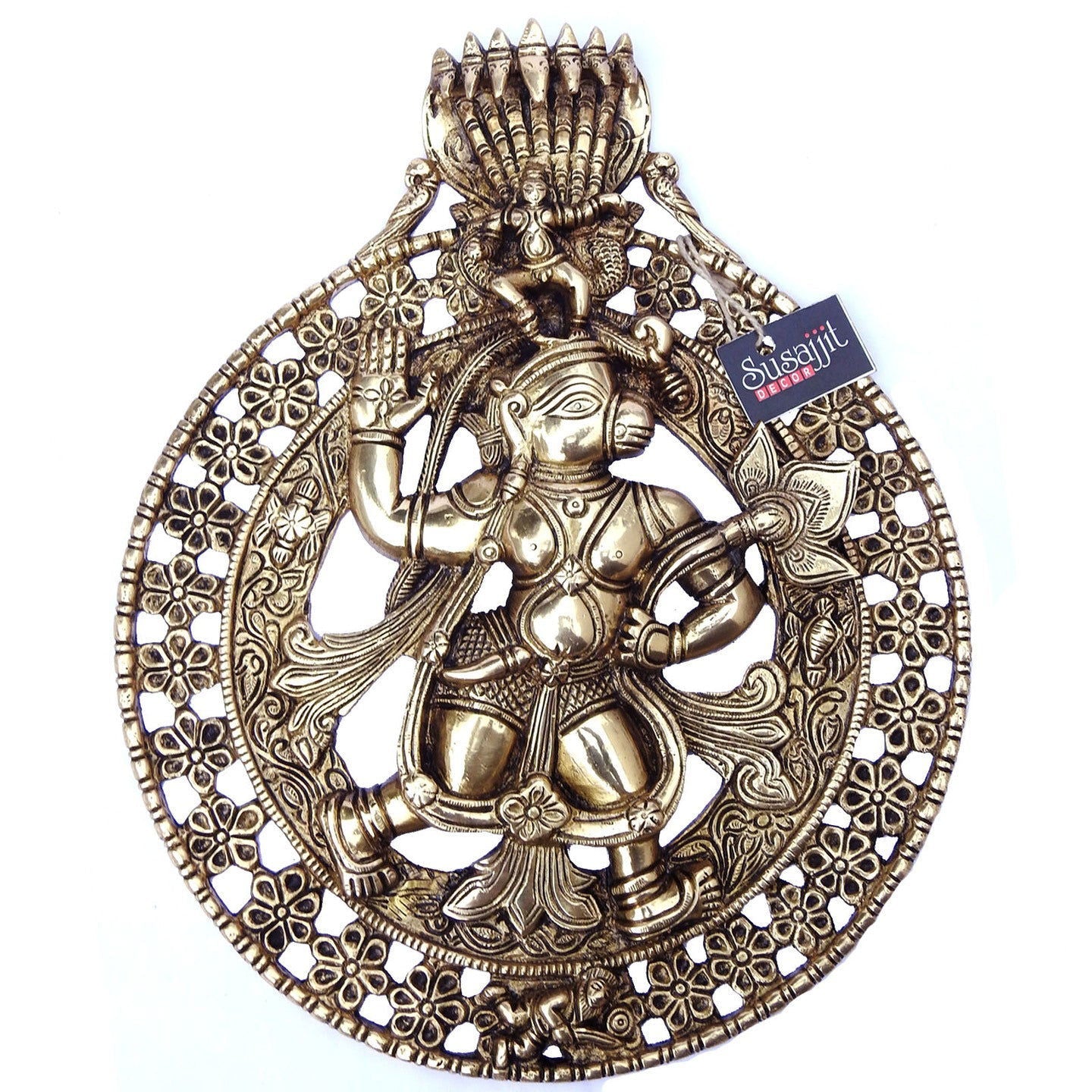 Brass Hanuman Yantra - ArtyCraftz.com