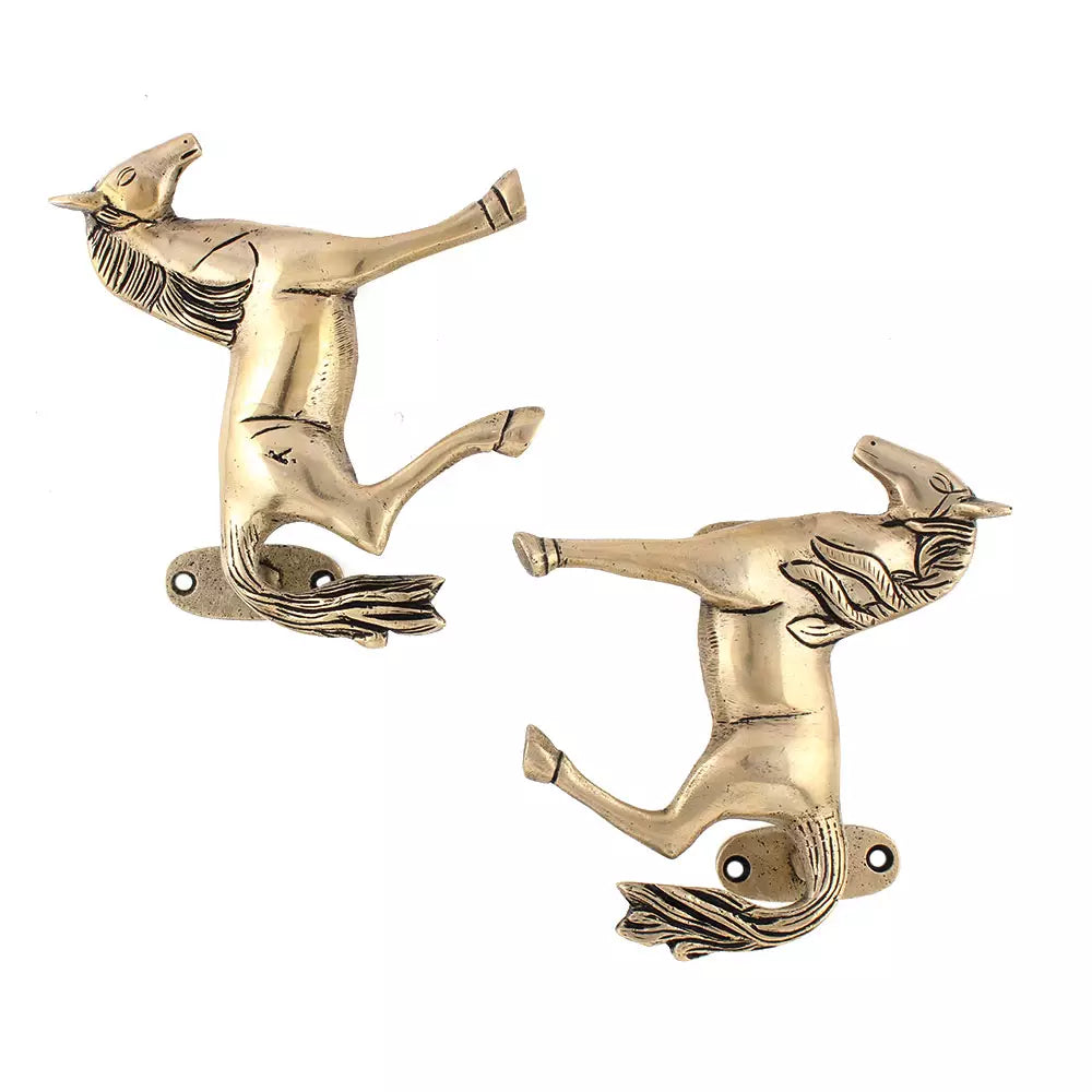 Brass Horse Door Handle-ArtyCraftz.com