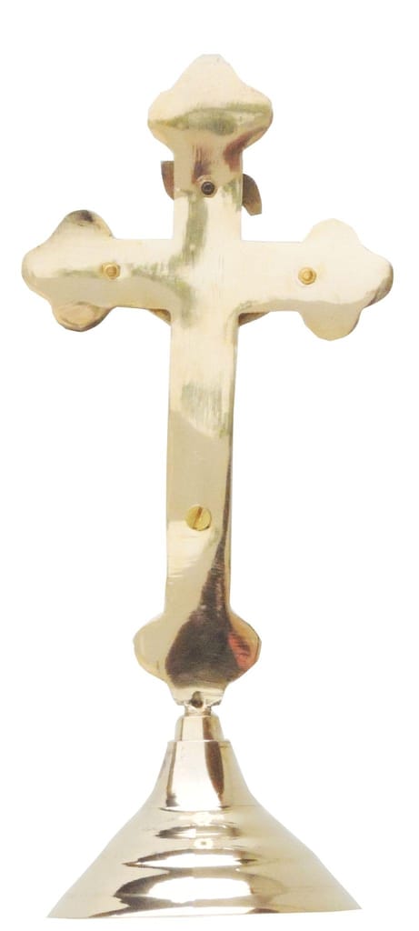 Brass Jesus Christ Cross Statue- ArtyCraftz.com