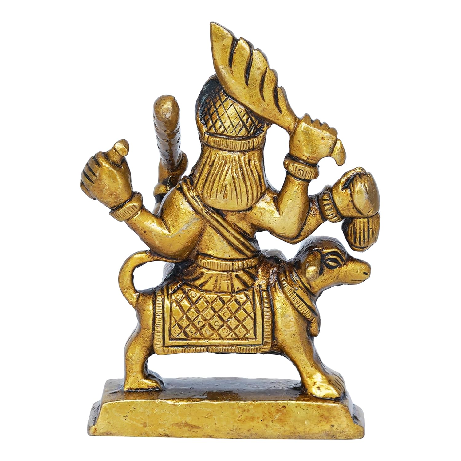 Brass Kal Bhairav Idol-ArtyCraftz.com