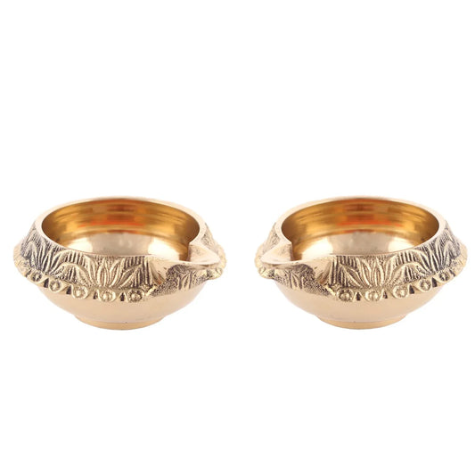 Brass Kuber Pooja Diya-ArtyCraftz