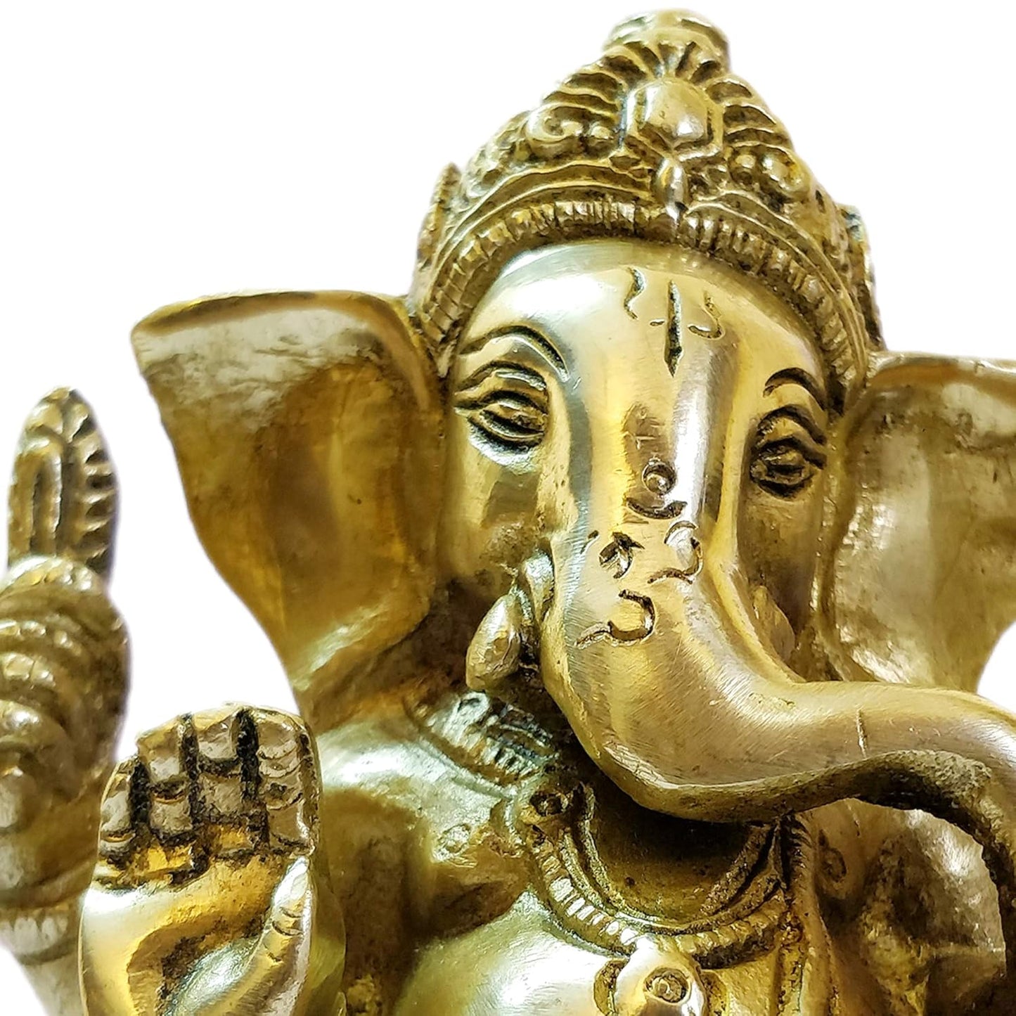 Brass Large Ears Ganesh Idol