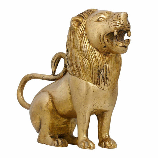 Brass Lion for showpiece - ArtyCraftz.com