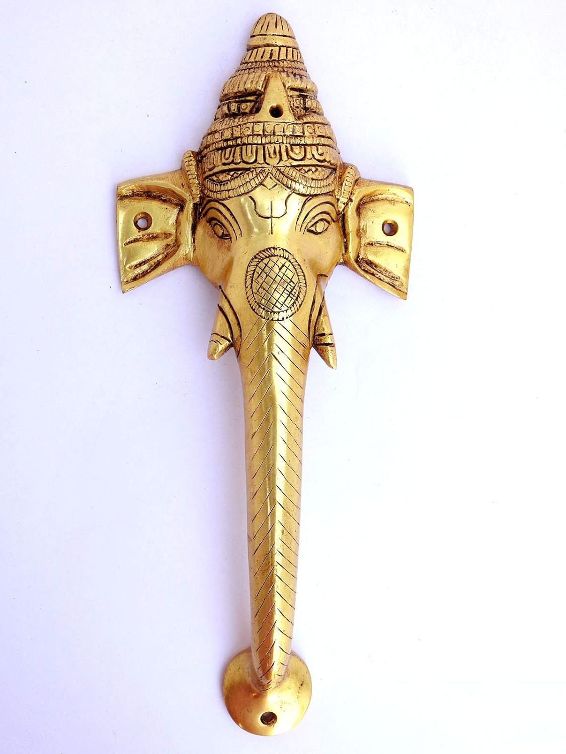 Brass Lord Ganesha Door Handle-ArtyCraftz.com