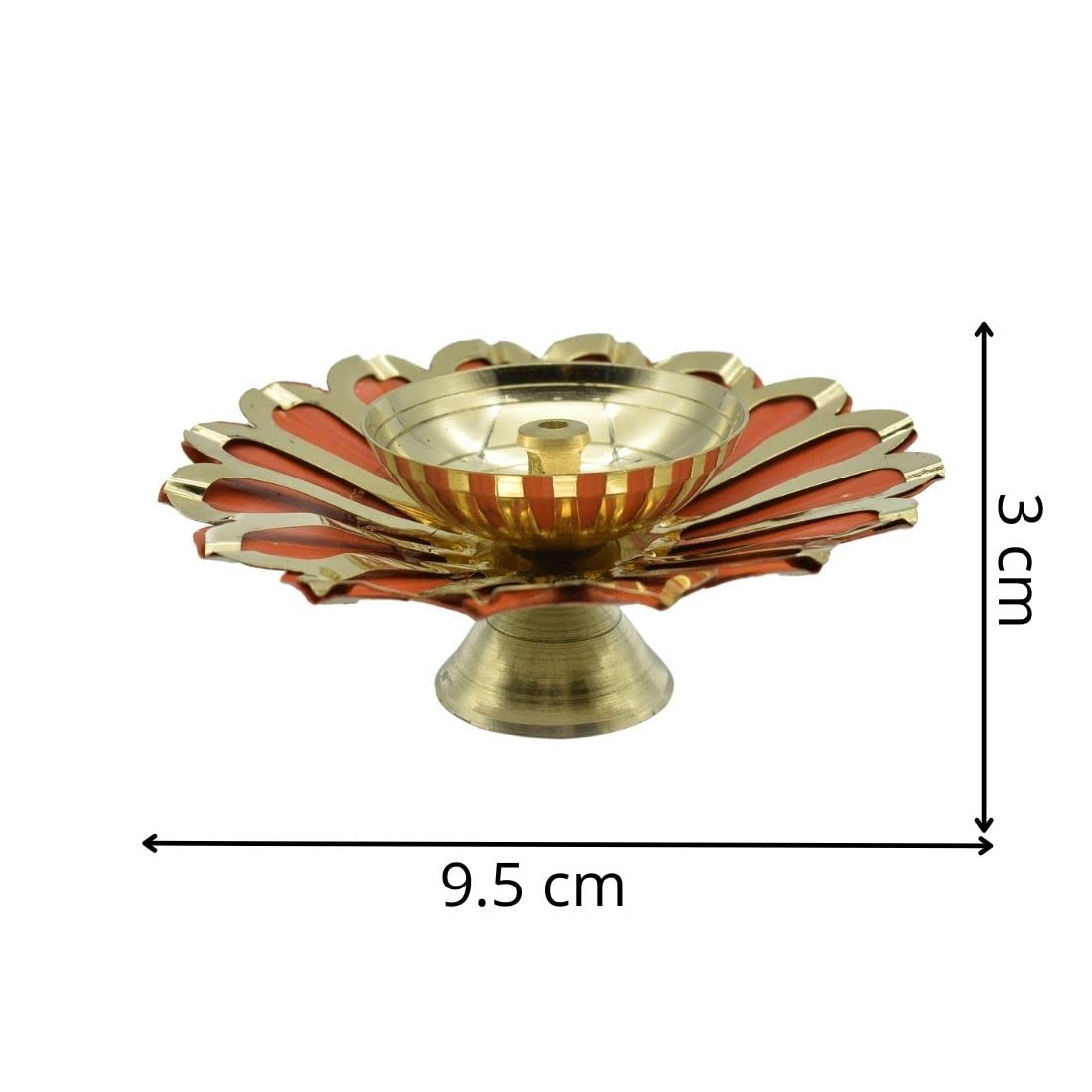 Brass Lotus 4 Inches Diya