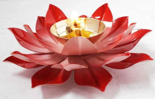 Brass Lotus Kuber Diya Gift & Home Decor - ArtyCraftz.com