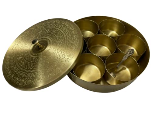  Brass Masala Box