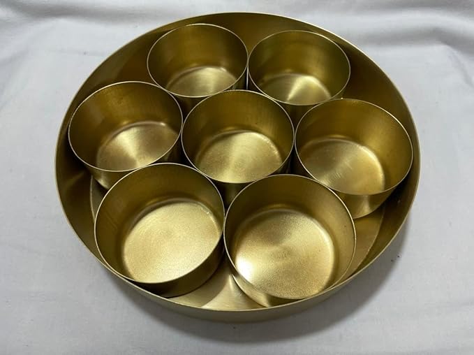  Brass Masala Box