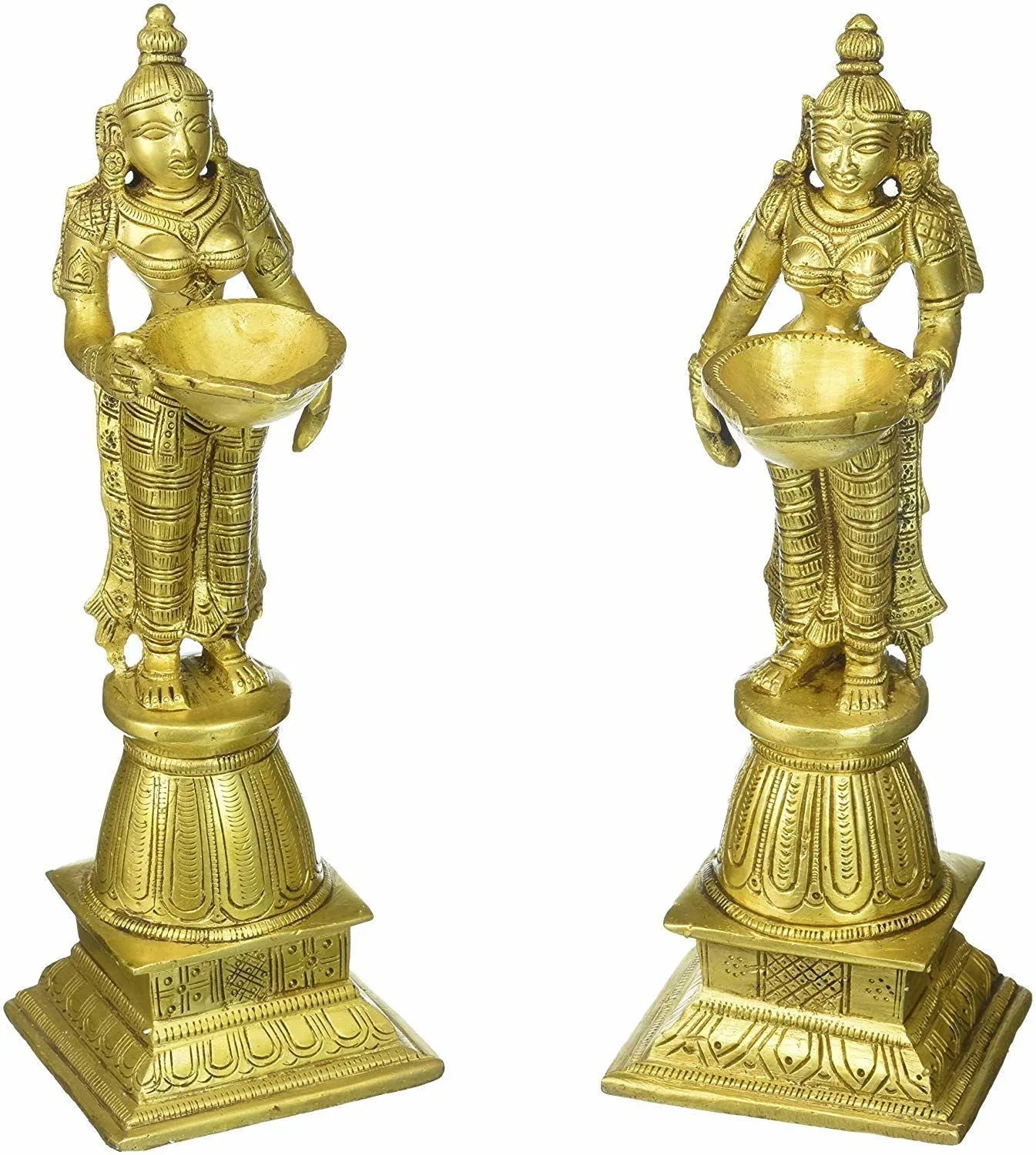 Traditional Brass Deepalakshmi Oil Lamp-ArtyCraftz.com- ArtyCraftz.com