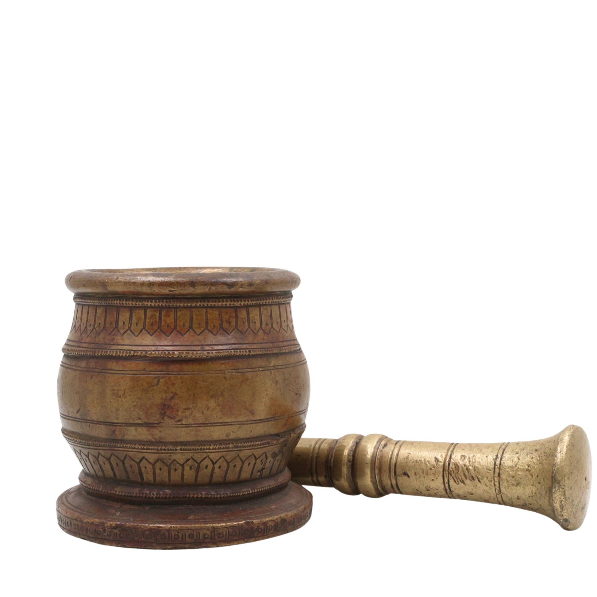 Brass Mortar and Pestle-ArtyCraftz.com