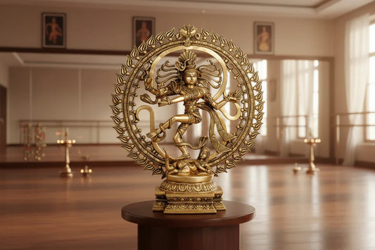 Large Brass Nataraja idol- Brass Statue Height 20 Inches - ArtyCraftz.com