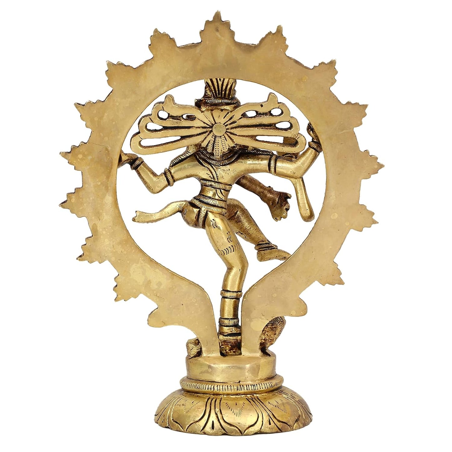 Brass Nataraja with Flower Prabhavali Idol