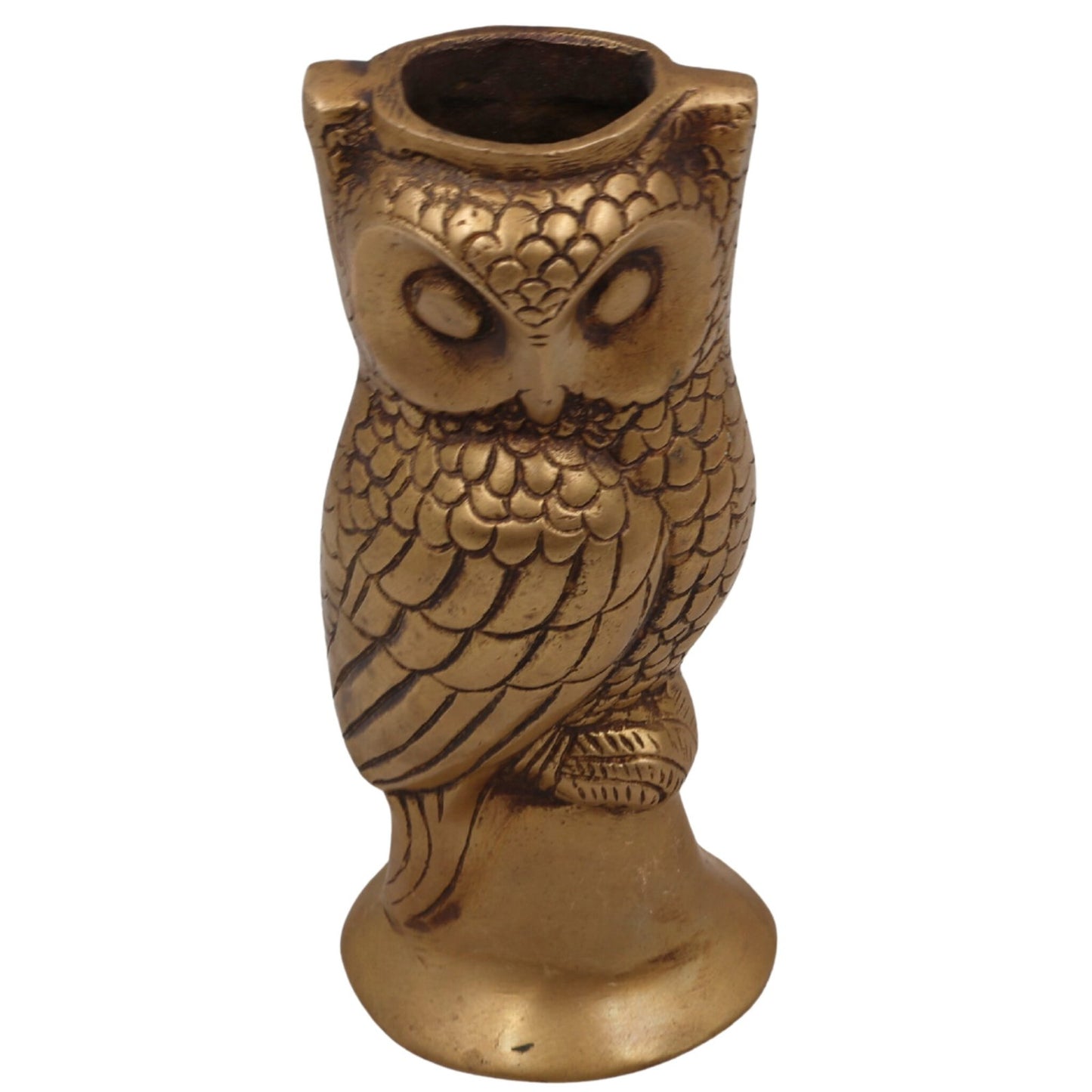 Brass Owl Pen Holder-ArtyCraftz.com
