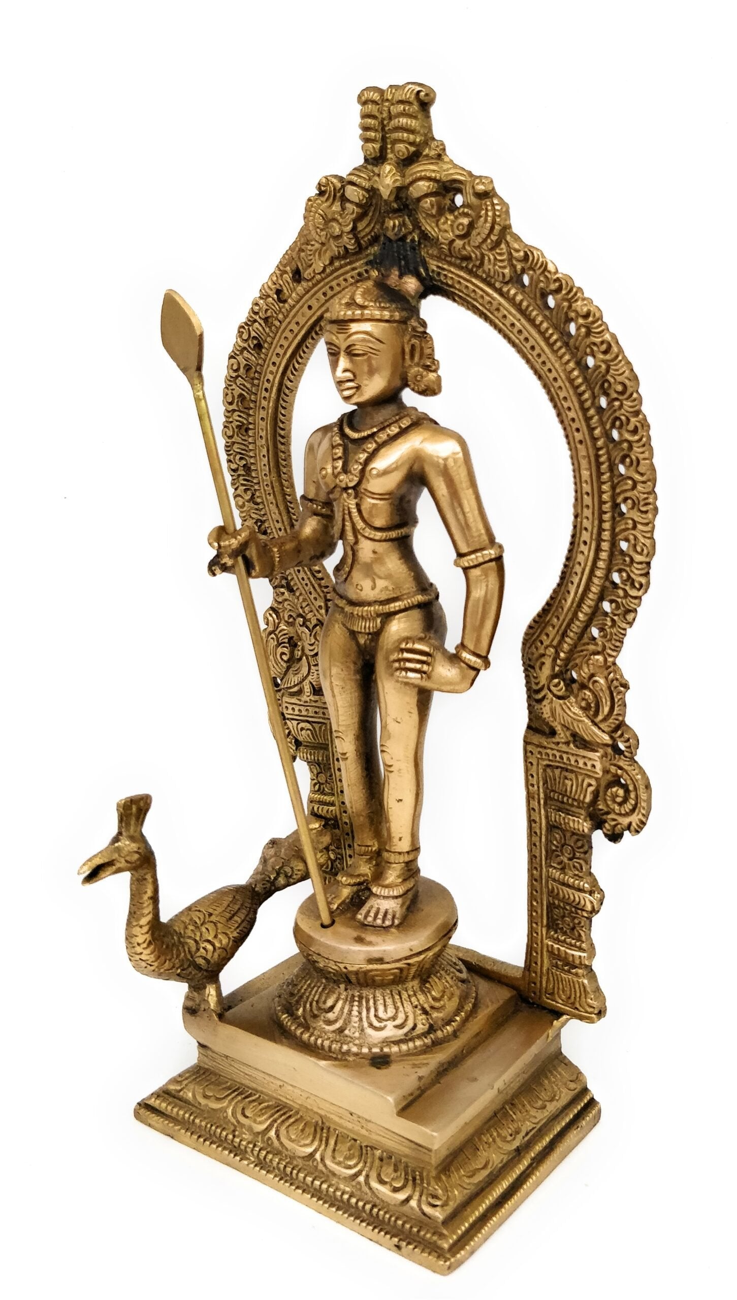 Brass Palani Murugan Statue-ArtyCraftz.com