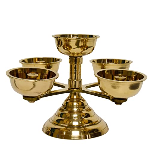 Brass Panchadeepam-ArtyCraftz.com