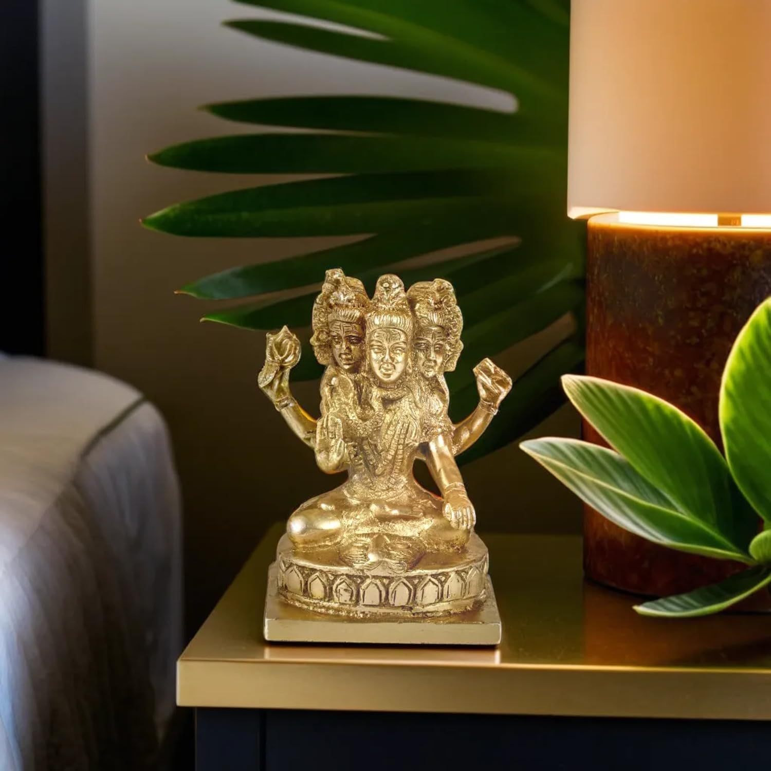 Brass Panchmukhi Shiva Statue-ArtyCraftz.com