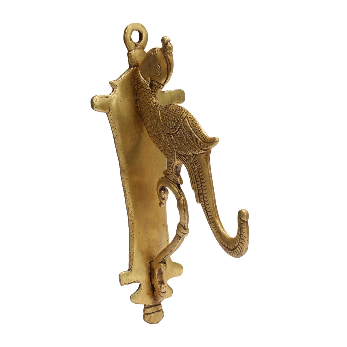 Brass Peacock Hook Holder-artycraftz.com