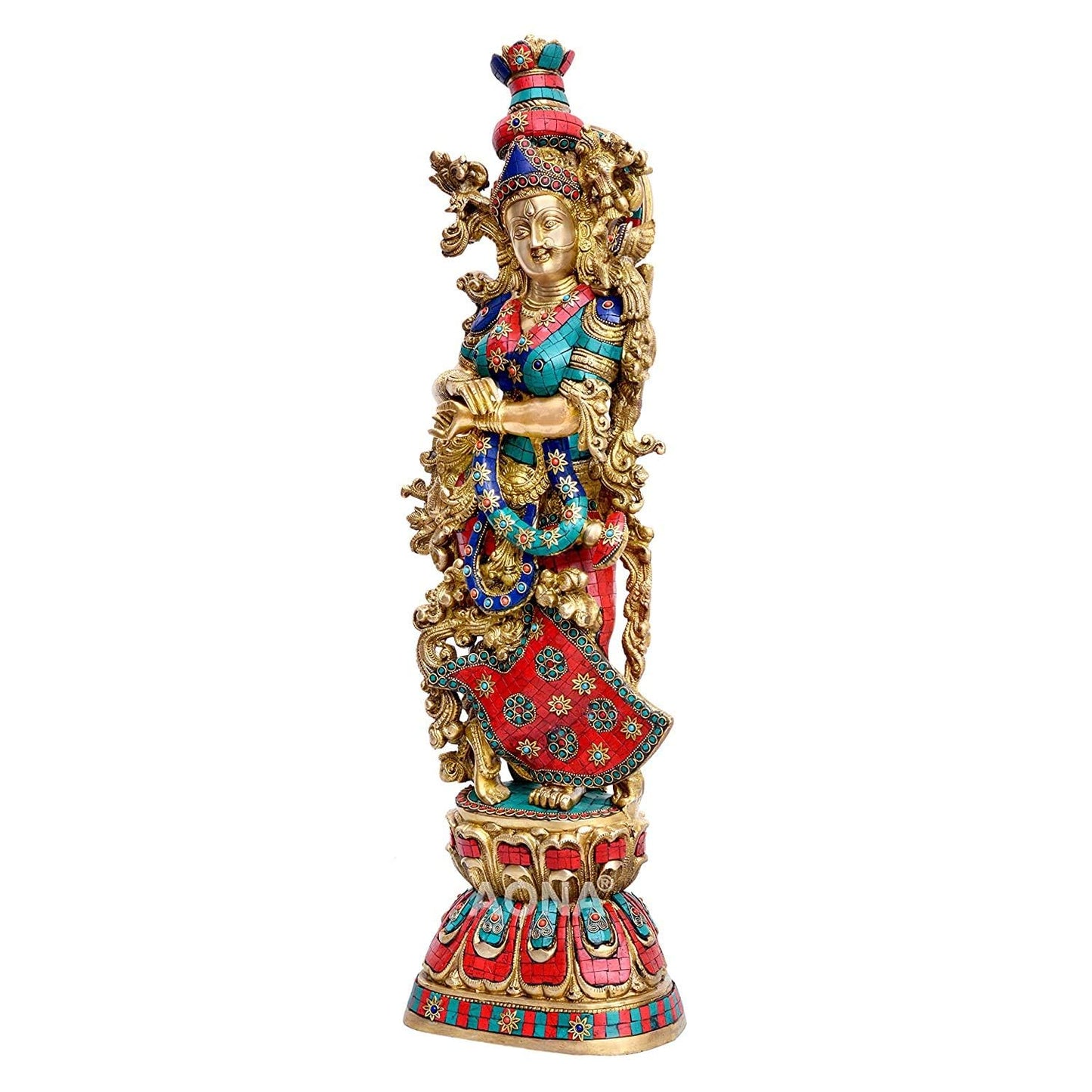 Brass Radha Statue -ArtyCraftz.com